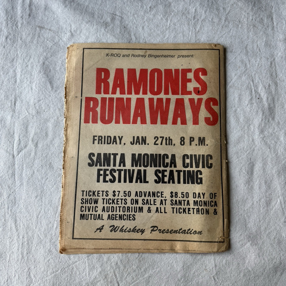 1978 Slash Magazine Punk Vol 1 No 7 Screamers Germs Ramones Controllers Dickies - Picture 5 of 5